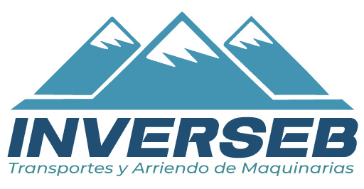 Icono Inverseb Transportes y Arriendo de Maquinarias logotipo inverseb, tres montañas nevadas representando la cordillera de los andes con colores blanco, azul y celeste Arriendo de sprinter, arriendo de camión, arriendo de Minibuses